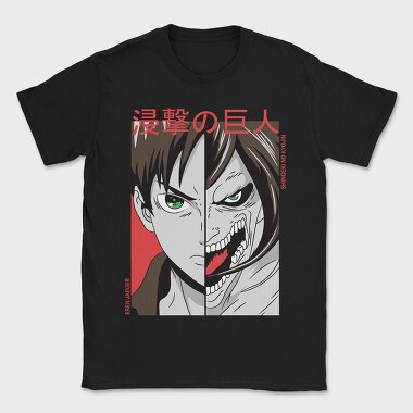 Erens Split Face, Tricou Barbati (Unisex)