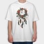 Dreamcatcher Feathers Holly, Tricou Oversize Barbati (Unisex)