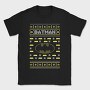 Batman Yellow Pattern, Tricou Barbati (Unisex)