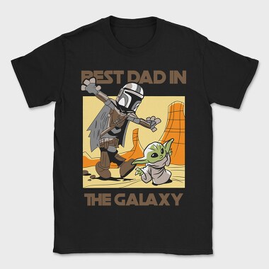 Best Dad In The Galaxy, Tricou Barbati (Unisex)