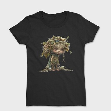 Elf In Leaves, Tricou Femei