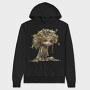 Elf In Leaves, Hanorac Oversize Barbati (Unisex)