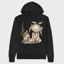 Elf In Pajamas, Hanorac Oversize Barbati (Unisex)