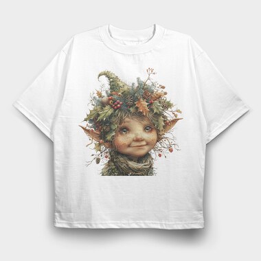 Elf Ornament Holiday, Tricou Oversize Barbati (Unisex)