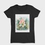 Elf Reading Book, Tricou Femei
