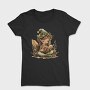 Elf Reading Holly Garden, Tricou Femei