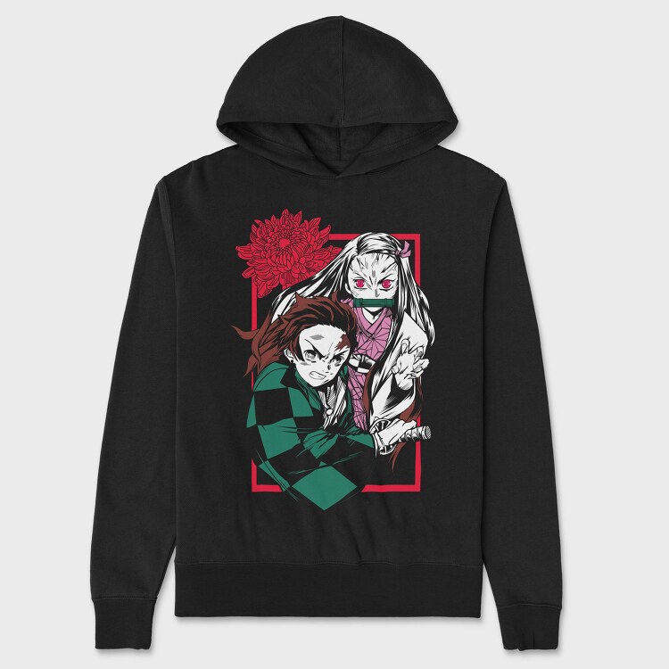 Cherry Blossom Spy, Hanorac Oversize Barbati (Unisex)