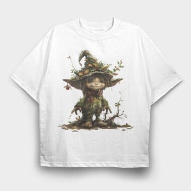 Elf Winter Hat, Tricou Oversize Barbati (Unisex)