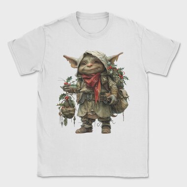 Elf With Holly Ornament, Tricou Barbati (Unisex)