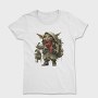 Elf With Holly Ornament, Tricou Femei