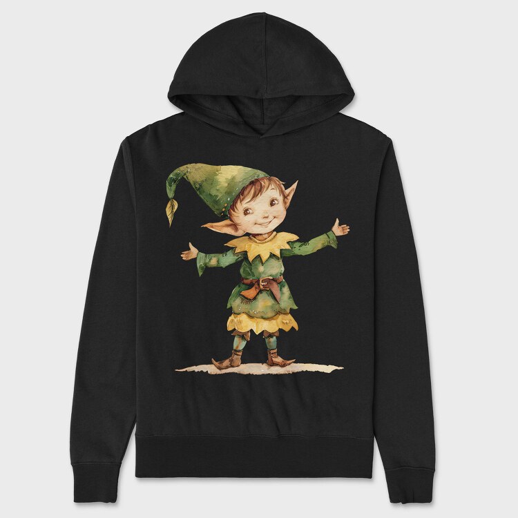 Elf Woodland Hat, Hanorac Oversize Barbati (Unisex)