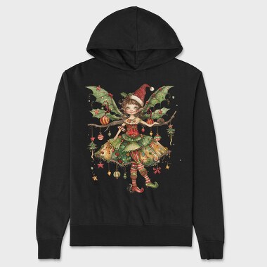 Elfish Xmas Dreams, Hanorac Oversize Barbati (Unisex)