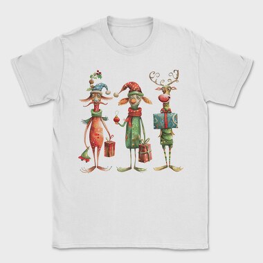 Elfs With Gifts, Tricou Barbati (Unisex)