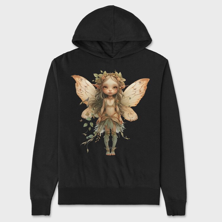 Enchanted Fairy Girl, Hanorac Oversize Barbati (Unisex)