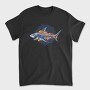Flaming Shark Attack, Tricou Barbati (Unisex)