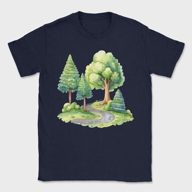 Enchanted Forest Path, Tricou Barbati (Unisex)