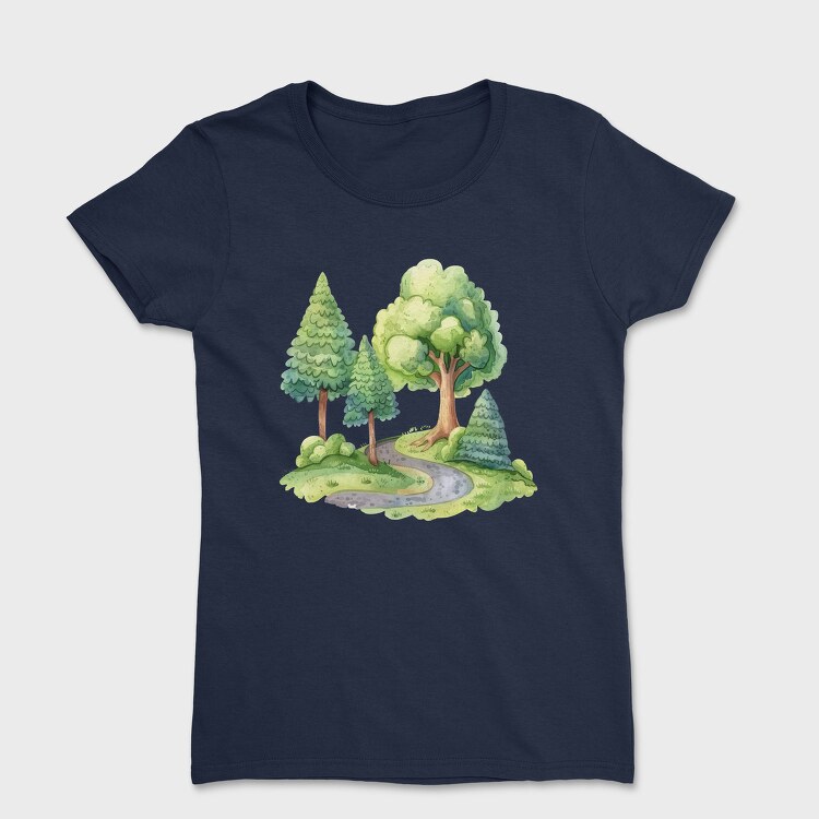 Enchanted Forest Path, Tricou Femei