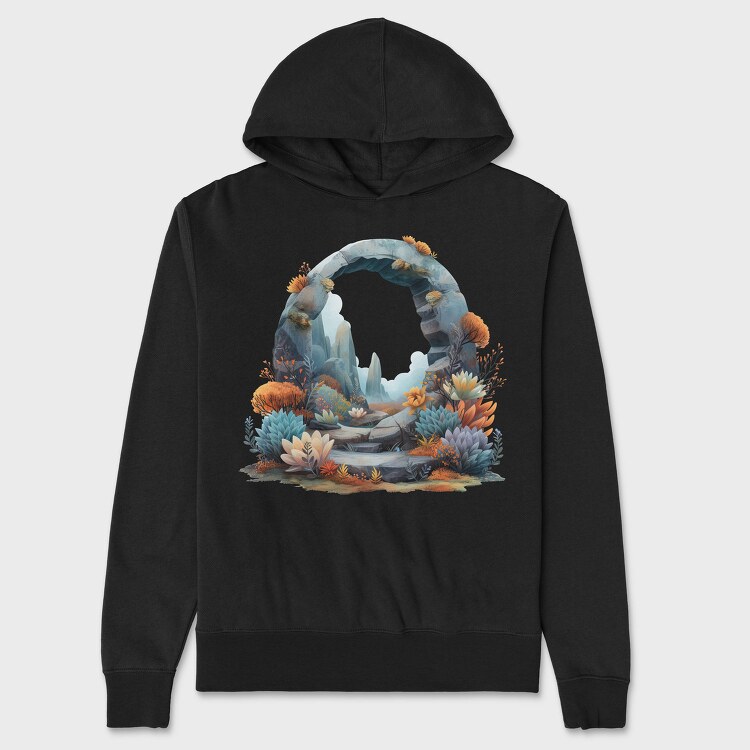 Enchanted Garden Arch, Hanorac Oversize Barbati (Unisex)