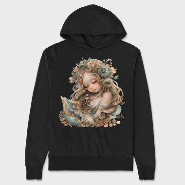 Enchanted Garden Crown, Hanorac Oversize Barbati (Unisex)