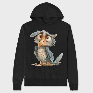 Enchanted Garden Feather, Hanorac Oversize Barbati (Unisex)