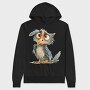 Enchanted Garden Feather, Hanorac Oversize Barbati (Unisex)
