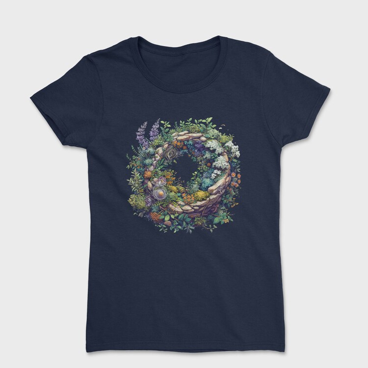 Enchanted Garden Wreath, Tricou Femei