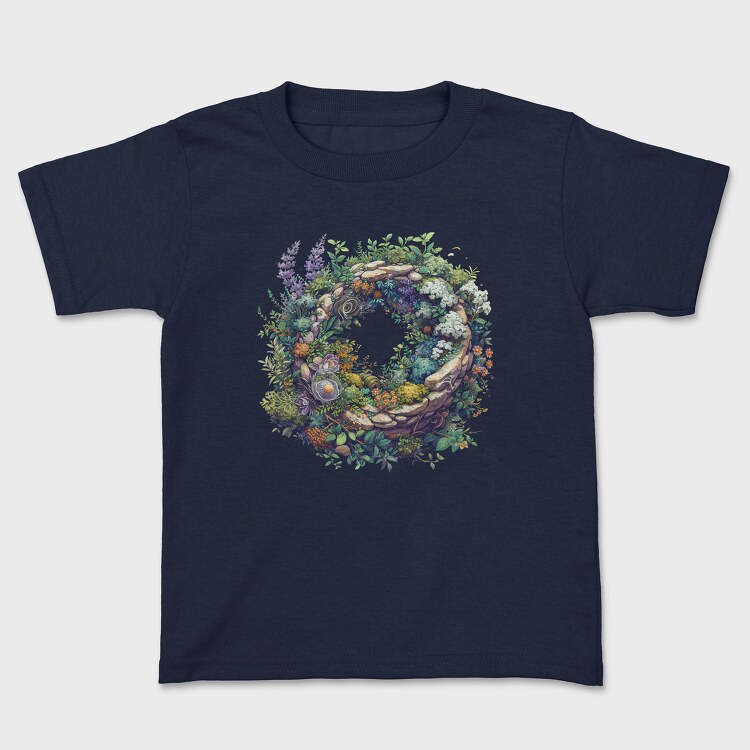 Enchanted Garden Wreath, Tricou Copii