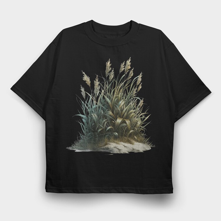 Enchanted Grass Mound, Tricou Oversize Barbati (Unisex)