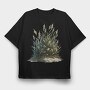 Enchanted Grass Mound, Tricou Oversize Barbati (Unisex)