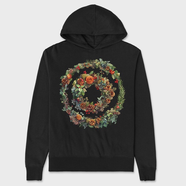 Enchanted Heart Garden, Hanorac Oversize Barbati (Unisex)