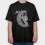 Moonwalk Astronaut, Tricou Oversize Barbati (Unisex)