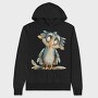 Enchanted Owl Feather, Hanorac Oversize Barbati (Unisex)