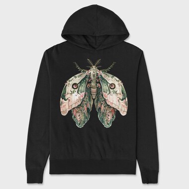 Ethereal Garden Moon, Hanorac Oversize Barbati (Unisex)