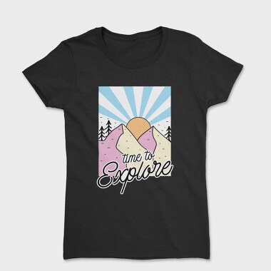 Exploration Mountain Sunrise, Tricou Femei