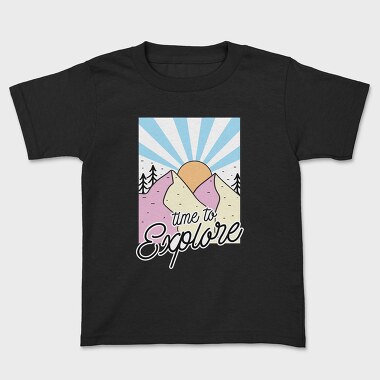 Exploration Mountain Sunrise, Tricou Copii