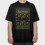 Batman Yellow Pattern, Tricou Oversize Barbati (Unisex)