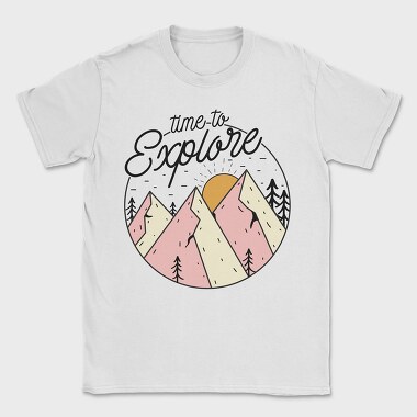 Explore Mountain Sunrise, Tricou Barbati (Unisex)