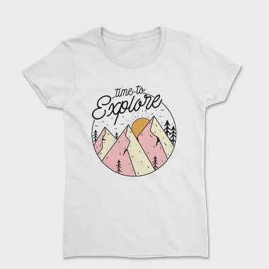 Explore Mountain Sunrise, Tricou Femei