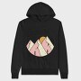 Explore Mountain Sunrise, Hanorac Oversize Barbati (Unisex)