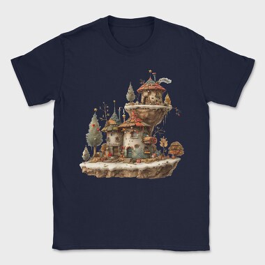 Fairy Christmas Hut, Tricou Barbati (Unisex)