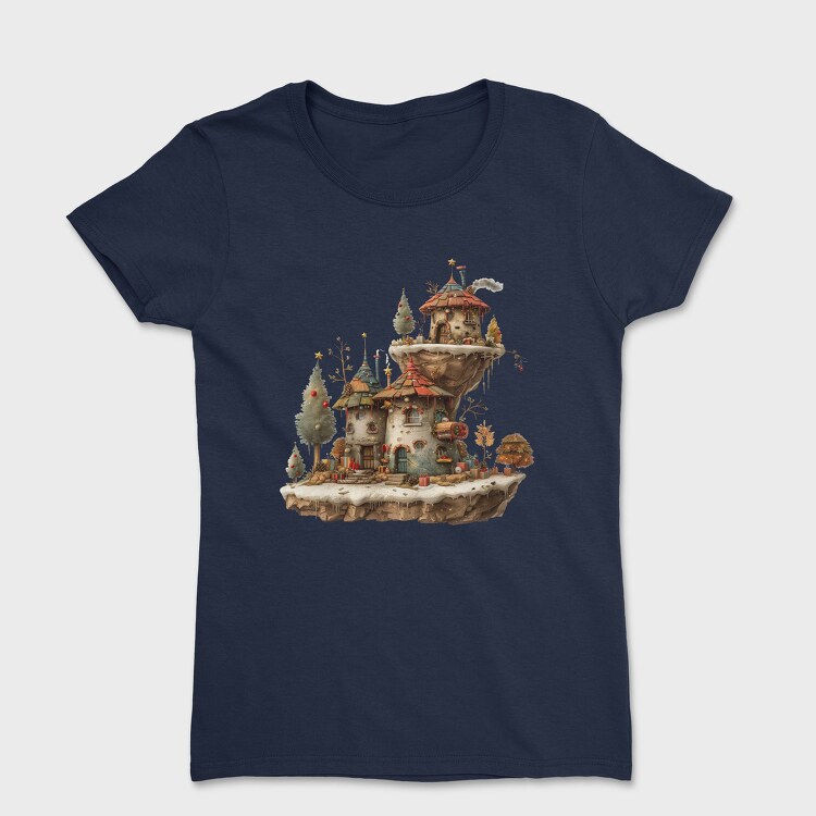 Fairy Christmas Hut, Tricou Femei