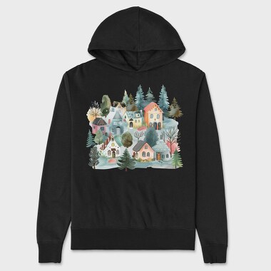 Fairy Cottage Nest, Hanorac Oversize Barbati (Unisex)