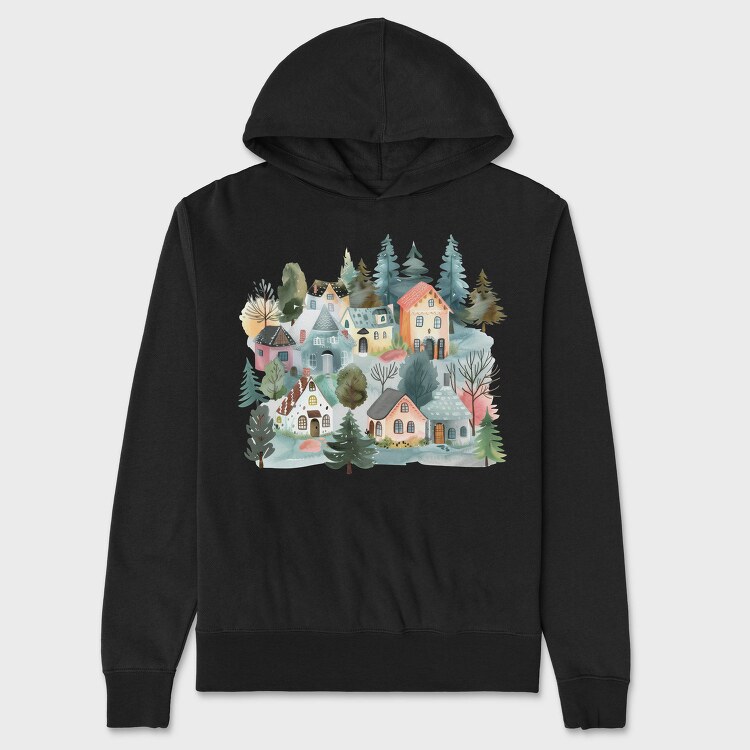 Fairy Cottage Nest, Hanorac Oversize Barbati (Unisex)