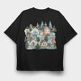 Fairy Cottage Nest, Tricou Oversize Barbati (Unisex)