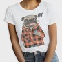 Pug Hey Plaid, Tricou Femei