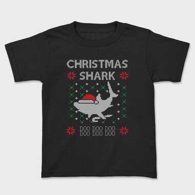 Christmas Shark Sweater, Tricou Copii