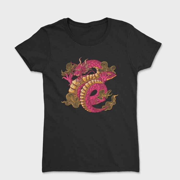 Chinese Dragon Creature Chinnese, Tricou Femei