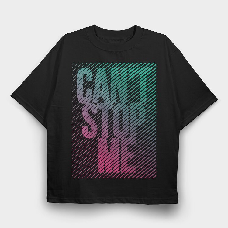 Colorful Stripes, Tricou Oversize Barbati (Unisex)