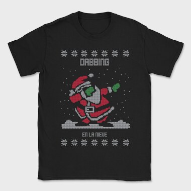 Dabbing Reindeer Sweater, Tricou Barbati (Unisex)