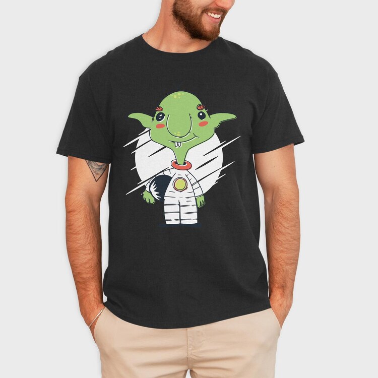 Goblin Astronaut, Tricou Barbati (Unisex)